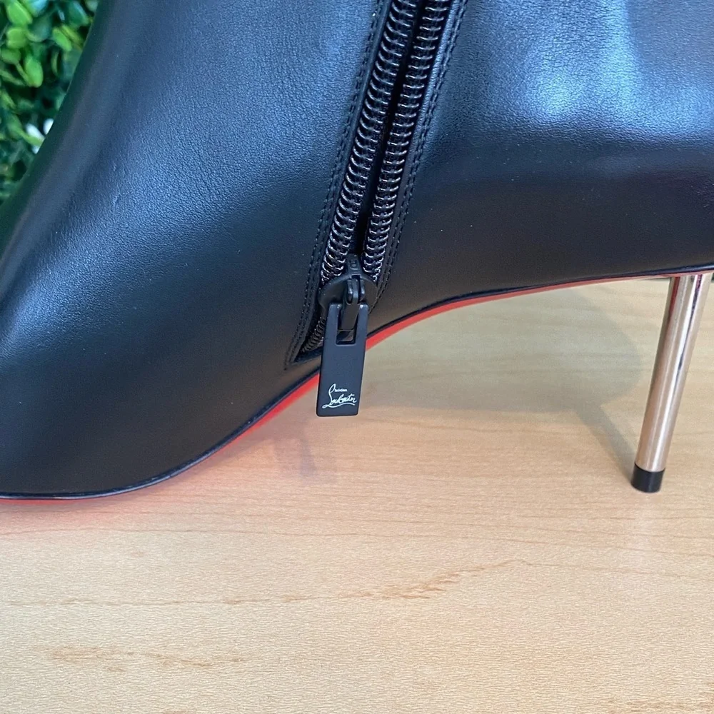 Christian Louboutin Epic Booty Leather Ankle Boots 70‎